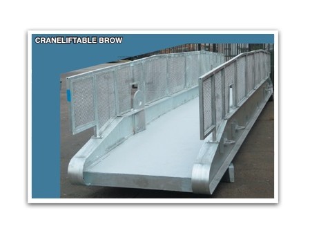 Crane Liftable Steel Mezzanine Brow